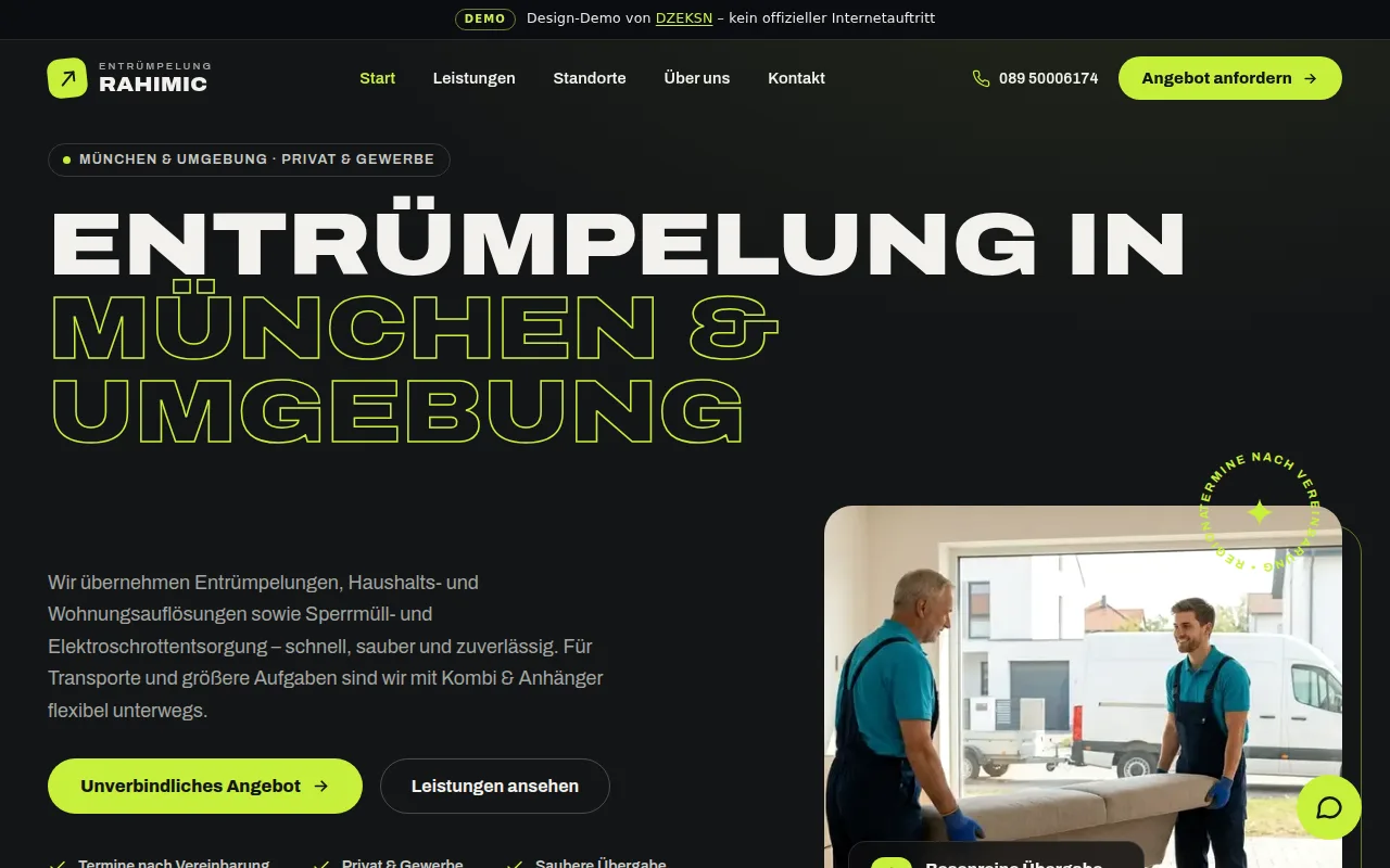 Screenshot: Entrümpelung Rahimic