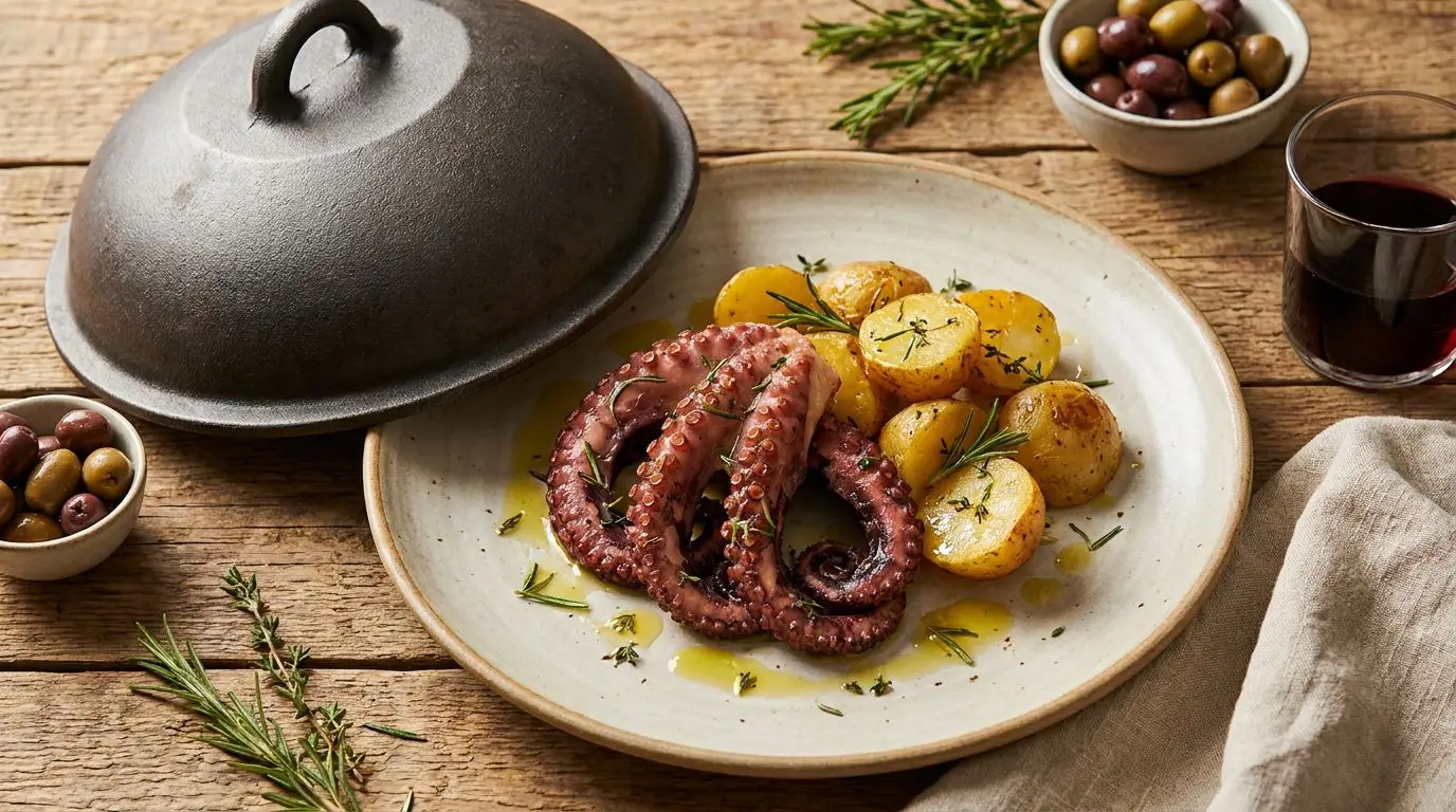Hobotnica ispod peke s krumpirom